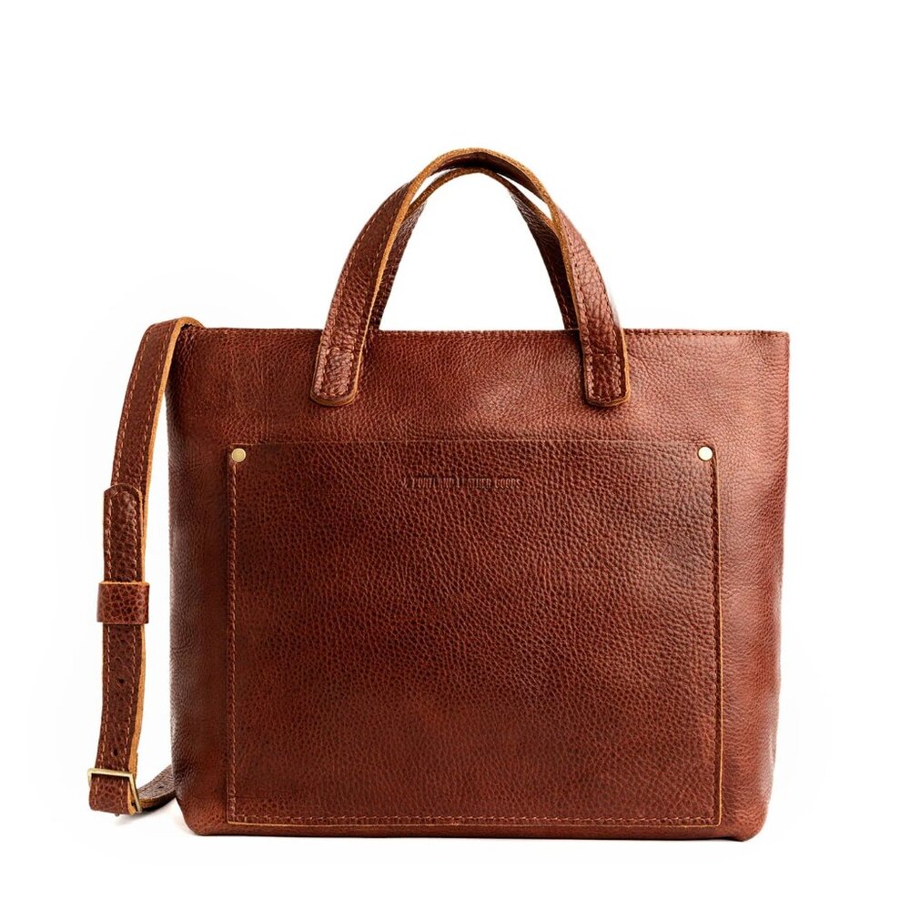 Medium Crossbody Tote - Pebbled Sedona Leather